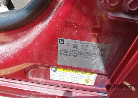 2012 Chevrolet Malibu 2Lz z USA, uszkodzony, nr VIN 1G1ZG5E74CF241382